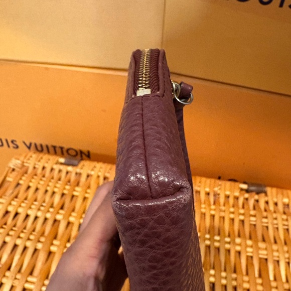 Coach Brown Leather Wristlet - Picture 3 of 7